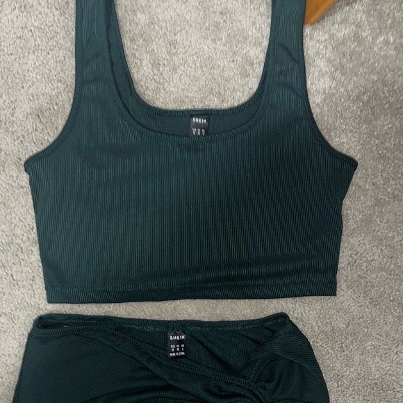 Dark Green Two-Piece Set - Picture 7 of 7